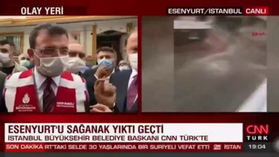 Ekrem İmamoğlu'nun CNN Türk muhabirine verdiği cevap sosyal medyanın gündemine oturdu