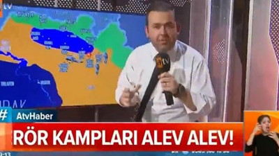 Sınıra gidemeyen ATV böyle komik duruma düştü, sınırdan değil stüdyodan canlı yayın