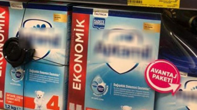 Siz utanmayın utanması gerekenler utansın: Bebek mamalarına çalınmasın diye alarm takıldı