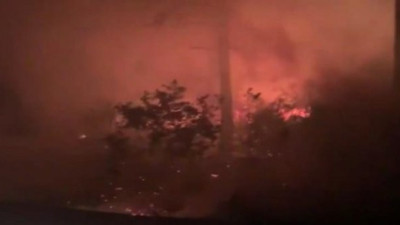 İstanbul'da orman alev alev