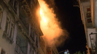 Sosyete semtinde korkutan yangın