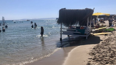 Kanal D muhabiri Serkan Tahmaz yayınladı: Sahillerde soygun var