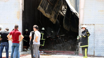 Kayseri'de ambalaj fabrikasında yangın