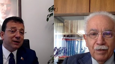 Doğu Perinçek ve Ahmet Davutoğlu'ndan Ekrem İmamoğlu'na tam destek