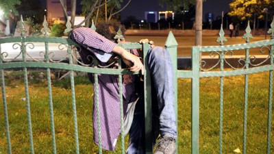 Ankara’da bir garip olay, horul horul uyuyordu