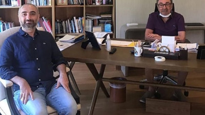 İsmail Saymaz Aydın Doğan ile buluştu