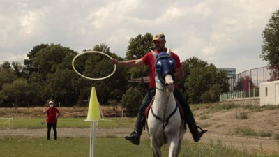 Atlı, ATV'li ve dronlu kurban yakalama timi