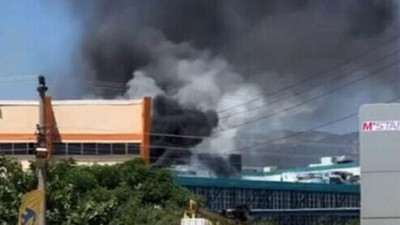 Ödemiş Hastanesi'nde korkutan yangın!