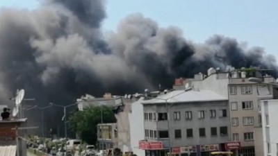 Bursa'da tekstil fabrikasında yangın (21 Temmuz 2020)