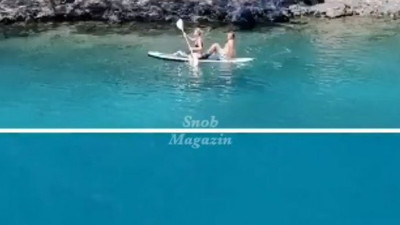 Bir anda denizin içinden çıktı… Korku filmi gibi; İvana Sert dehşeti yaşadı