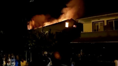 Keşan'da panik! Barbeküden çıkan kıvılcımlar 2 katlı binayı sardı