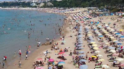 Bu manzarayı gören korona “tey tey” yaptı, yoğunluk nedeniyle yollar kapatıldı