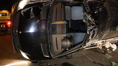 Ankara'da akılalmaz kaza!12 yaralı