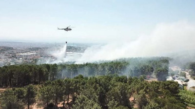 Kartal Aydos Orman yangınında bir kişi serbest