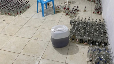 Gaziantep'te sahte içki operasyonu: 5 gözaltı