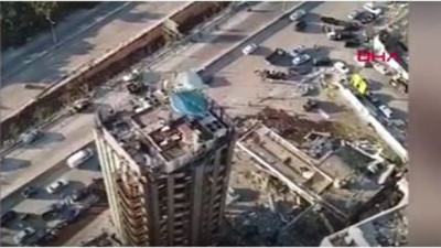 Havadan çekildi: Beyrut'tan korkutan görüntüler