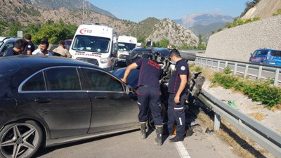 Amasya'da feci kaza: 4 yaralı