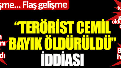 Cemil Bayık öldürüldü iddiası: PKK'nın toplantısı SİHA'larla bombalandı: Barzani'nin haber sitesi Rudaw ve AFP haber ajansı baskını haber yaptı