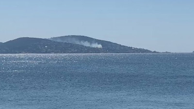 Büyükada'da yine yangın çıktı