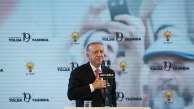 Erdoğan, AKP 19. Kuruluş Yıl Dönümü kutlamasında konuştu