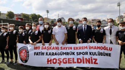 İmamoğlu'ndan Karagümrük'e tebrik ziyareti