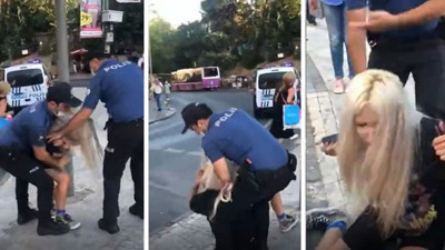Maskesiz dolaşan kadını polis böyle gözaltına aldı, polis mi haklı, kadın mı haklı?