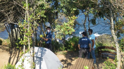 Beykoz Riva'da kamp yapan genç ölü bulundu