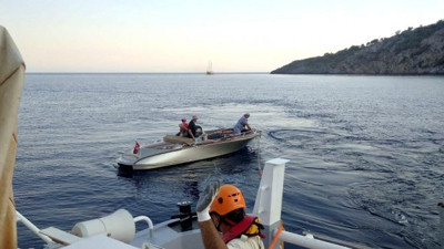 Marmaris'te panik anları