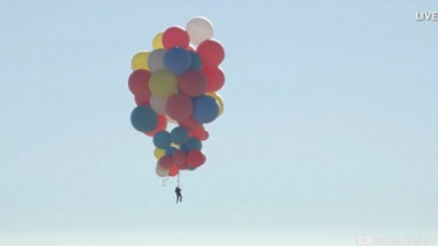 Helyum balonuyla Everest’i aştı, riske rağmen denemekten vazgeçmedi