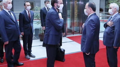 AYM Başkanı Arslan, AİHM Başkanı Spano'yu kabul etti