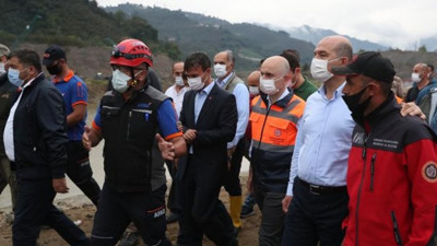Bakan Soylu Giresun'de incelemelerde bulundu