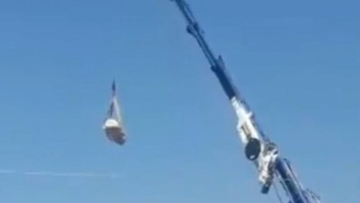 140 kiloluk adamın cenazesi vinçle alındı! Hatay bu olayı konuşuyor