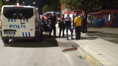 Taksi durağına beyzbol sopalı saldırı