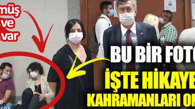 Bir kadın bir erkek! İşte bu fotoğrafın kahramanı onlardır, gazeteciler her gün habere koşar