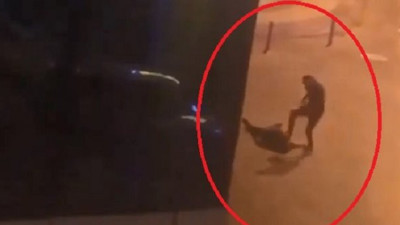 Yaşlı adama meydana dayağı