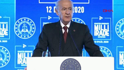 Devlet Bahçeli, Vesayetten Demokrasiye Milli İrade Sempozyumu'nda konuştu