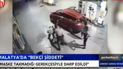 Malatya'da maske takmayan bekçiler, maske takmayan gençleri "Niye maske takmıyorsunuz" diyerek darp etti