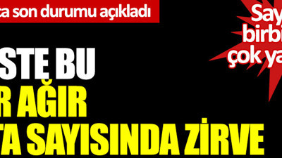Virüste bu sefer ağır hasta sayısında zirve: Bakan Koca açıkladı: Huzurlu olamayız