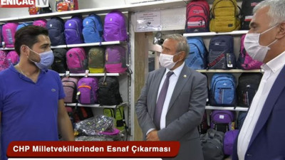 CHP'li vekiller dinledi Yeniçağ TV esnafın isyanını böyle tarihe kaydetti