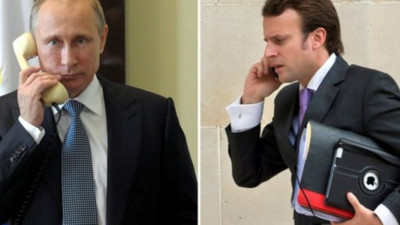 Putin-Macron'un telefon görüşmesini yayınladılar! Fransa soruşturma başlattı