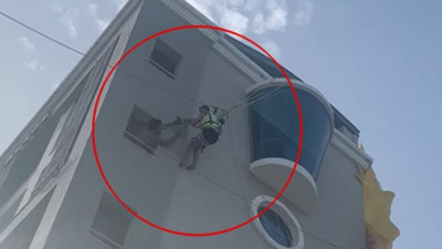 Marmaris'te herkes bir anda o yöne baktı: Kimse önce ne olduğunu anlamadı: Otelin çatısına zorla iniş yaptı