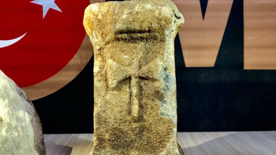 Muğla'da Roma dönemine ait olduğu değerlendirilen sütunlar ele geçirildi