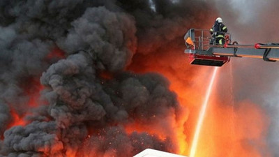 Denizli'deki yangında büyük hasar