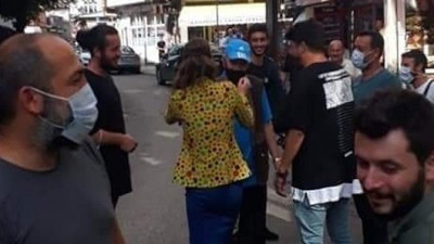 Cesur yürek dede seti basıp ortalığı birbirine kattı. Kadının kaçırılma sahnesi çekiliyordu