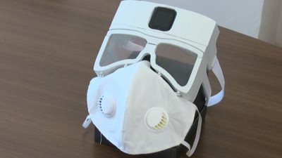 Dünyanın en akıllı maskesi Van'da üretildi. Modüler yapıya sahip. Verileri alıp merkeze iletecek