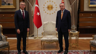 Cumhurbaşkanı Erdoğan, NATO Genel Sekreteri Stoltenberg ile görüştü (05 Ekim 2020)