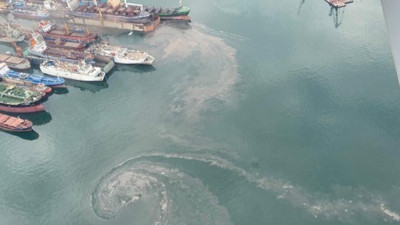 İstanbul Tuzla'da denizi kirleten gemiye rekor ceza