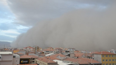 Meteoroloji saat verdi, 4 il için kum fırtınası uyarısı