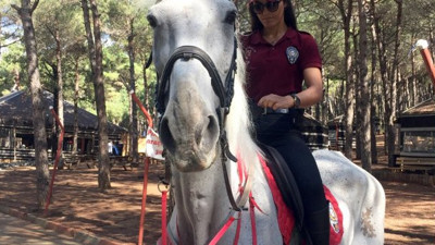 Atlı polisler Aydos Ormanı'nda denetim gerçekleştirdi