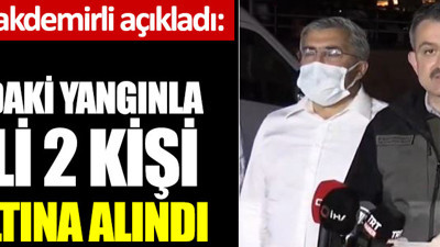 Bakan Pakdemirli açıkladı: Hatay'daki yangınla ilgili 2 kişi gözaltında